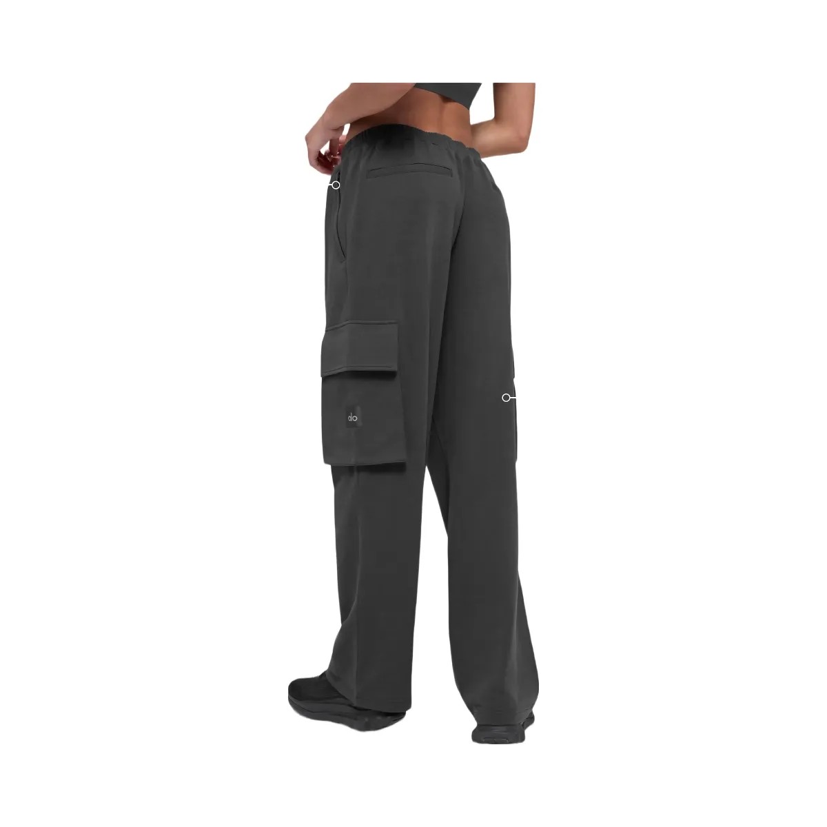 Alo Men's Double Take Cargo Pant - Anthracite - HypeFly India View 4