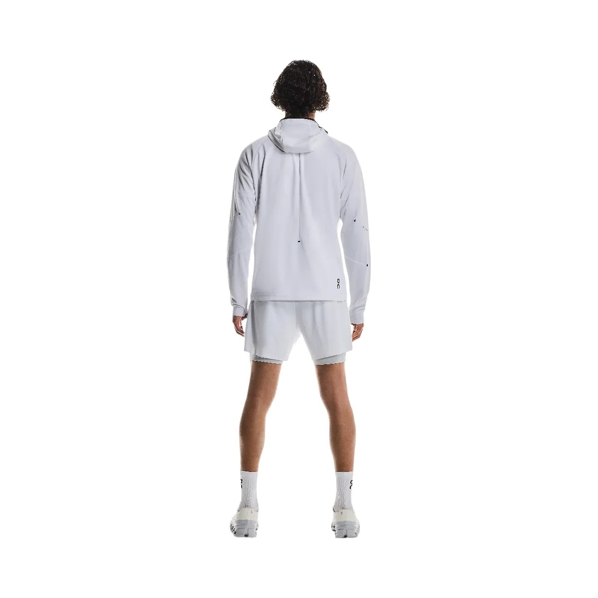 On 5" Performance 2/1 Shorts White | Glacier - HypeFly India View 2