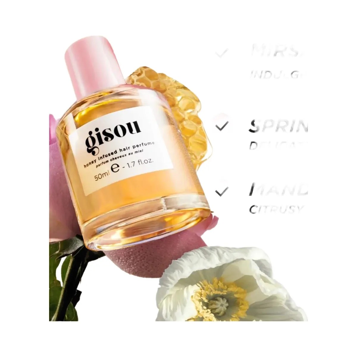 Gisou Wildflower Honey Infused Hair Perfume - HypeFly India View 2