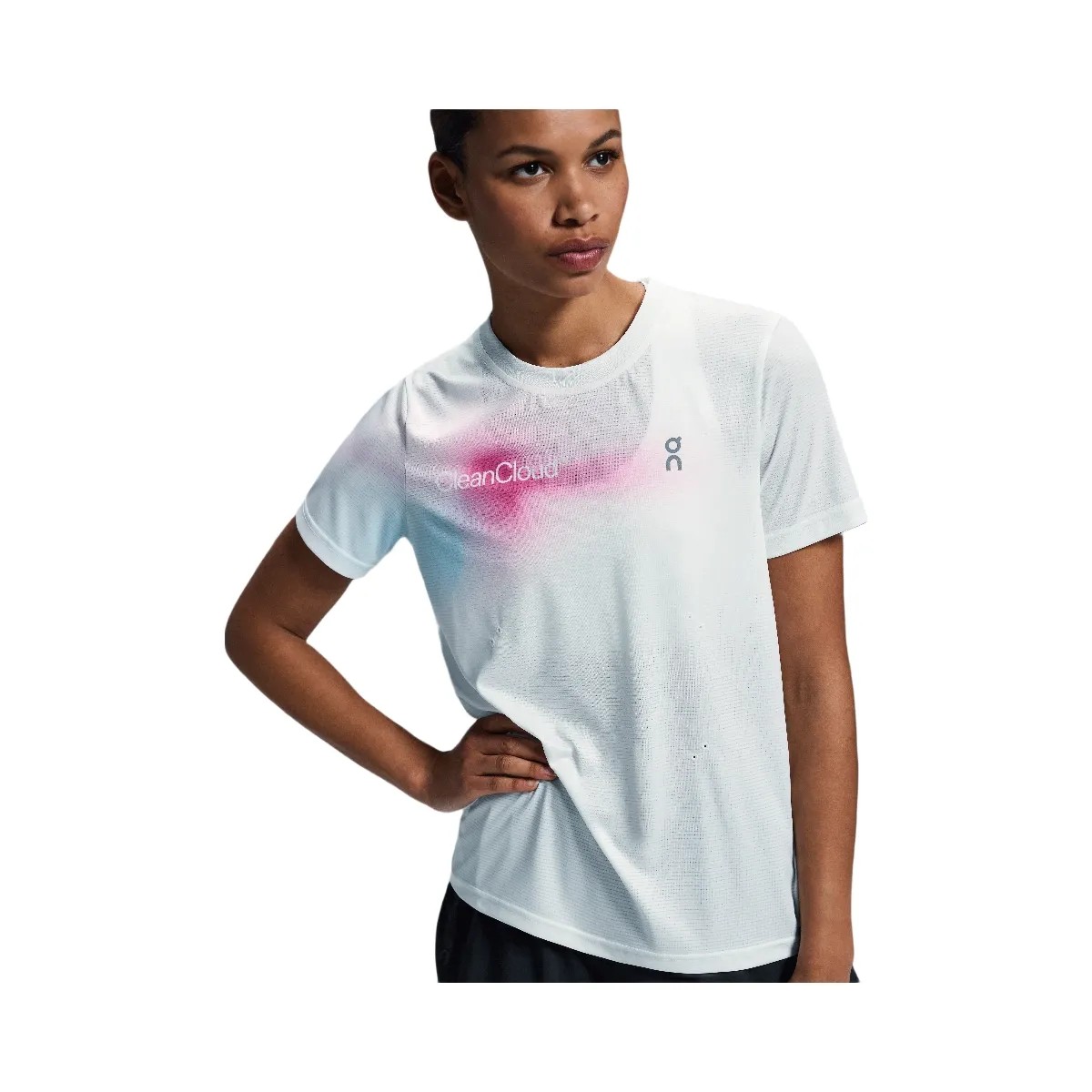 On Pace-T Undyed | Pink - HypeFly India View 5