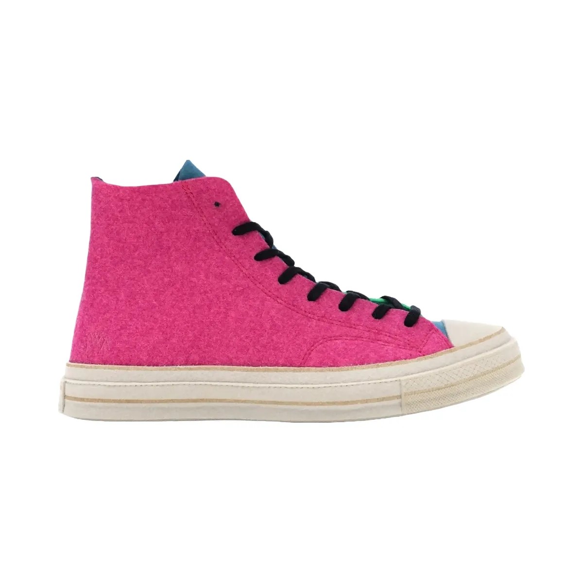 Converse Chuck Taylor All Star 70 Hi Jw Anderson Felt Fuchsia Purple Island Green - HypeFly India View 1