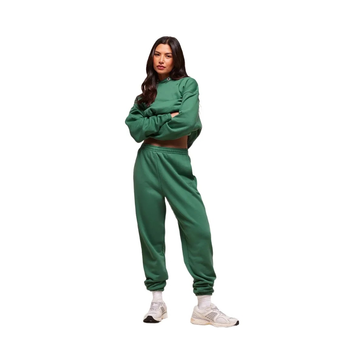 Gymshark Rest Day Sweats 2.0 Oversized Hoodie - Lift Green - HypeFly India View 5