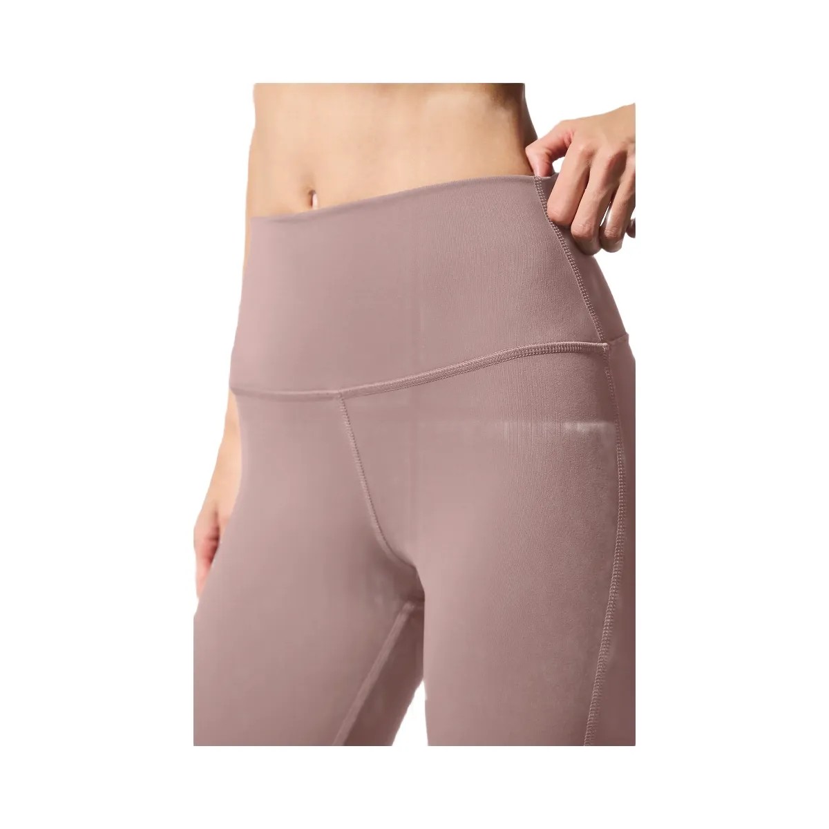 Alo Women's Airbrush High-Waist 7/8 Bootcut Legging - Taupe - HypeFly India View 2