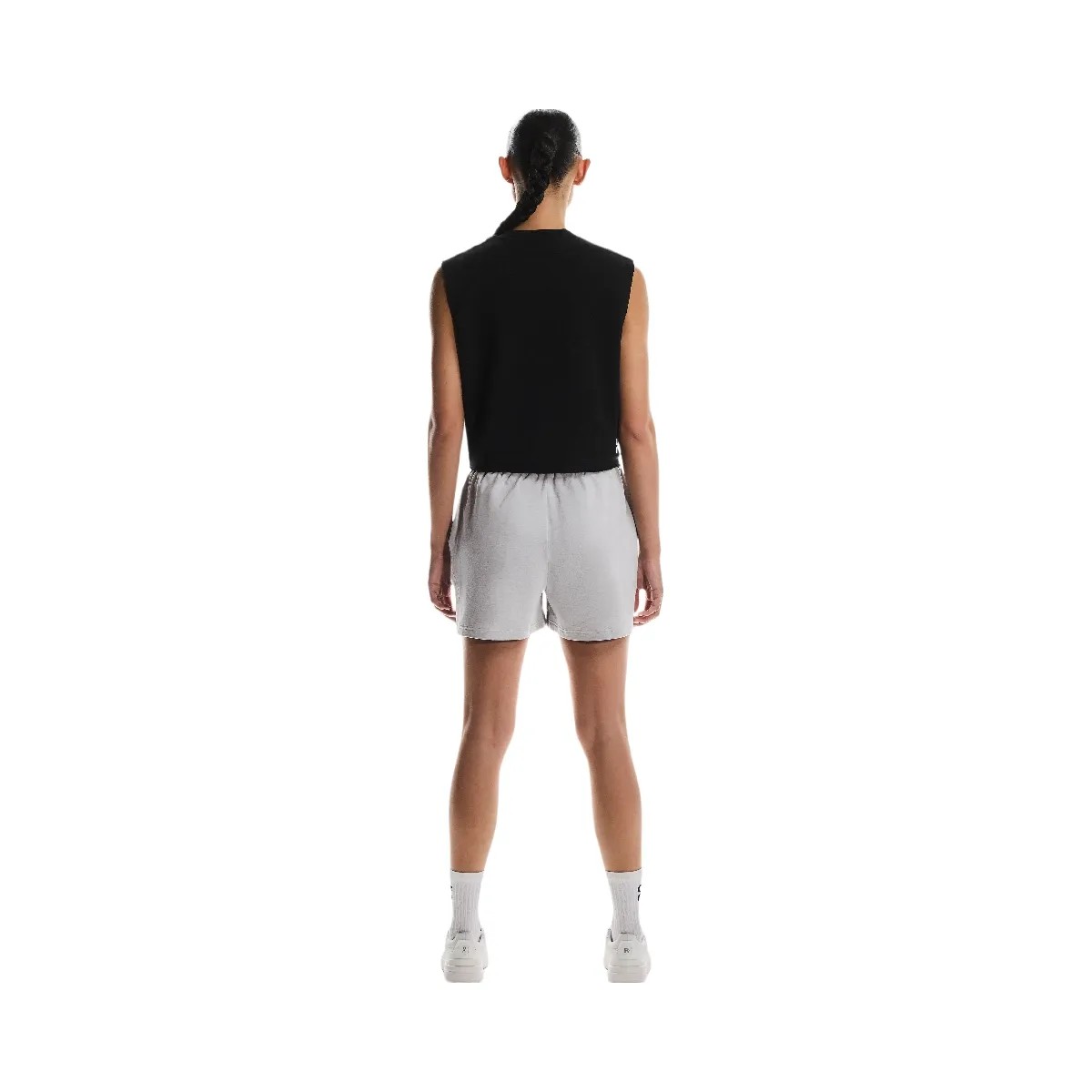 On Courtside Shorts Gravel - HypeFly India View 2