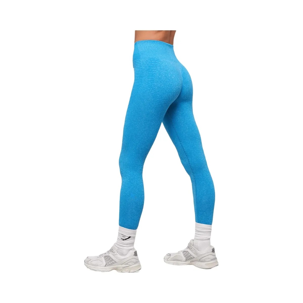 Gymshark Vital Soft Leggings - Electric Blue/Marl - HypeFly India View 3