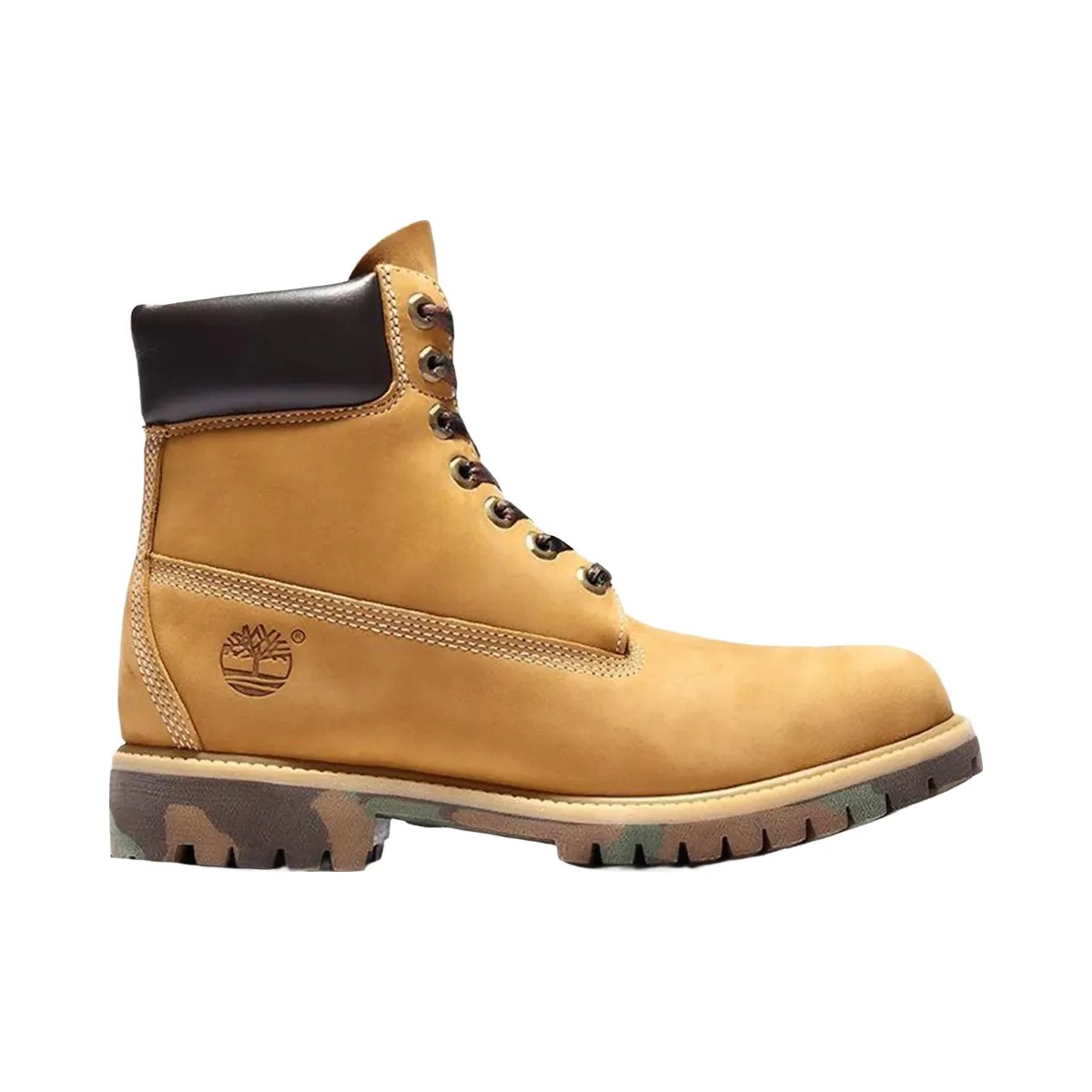 Timberland 6" Premium Boot Wheat Camo Sole - HypeFly India View 1