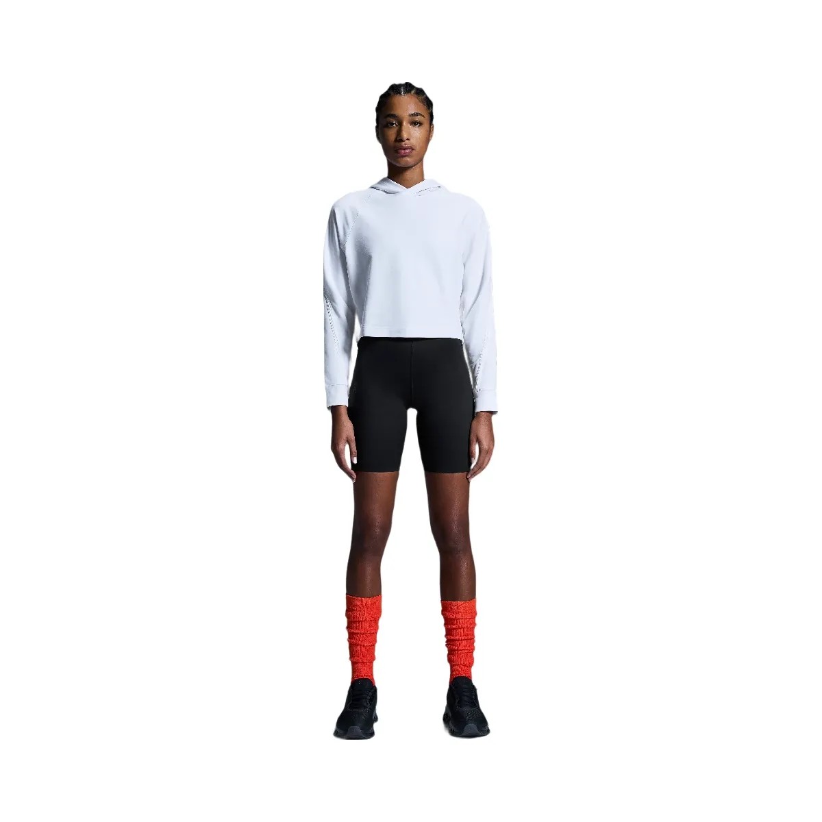 On Studio Hoodie White - HypeFly India View 2