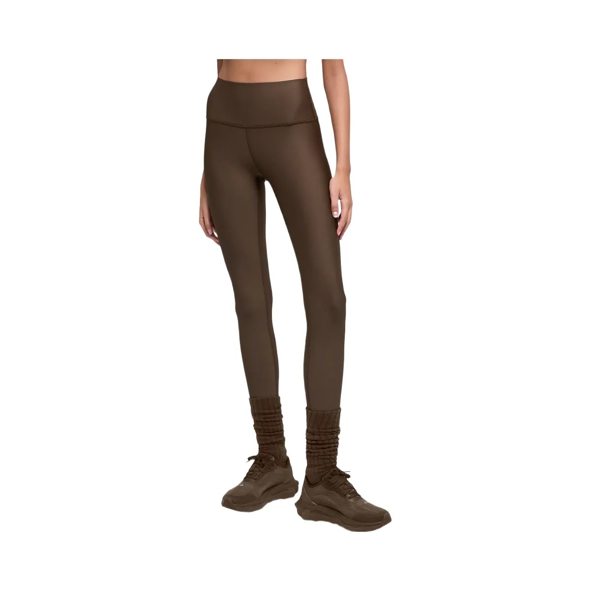 Alo Women's Airlift Winter Warm High-Waist Legging - Espresso - HypeFly India View 1