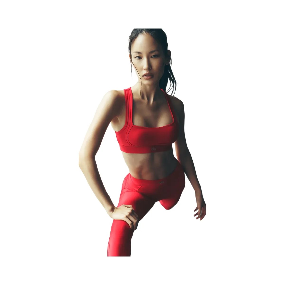 Alo Women's Airlift Ignite Bra - Bright Red - HypeFly India View 5