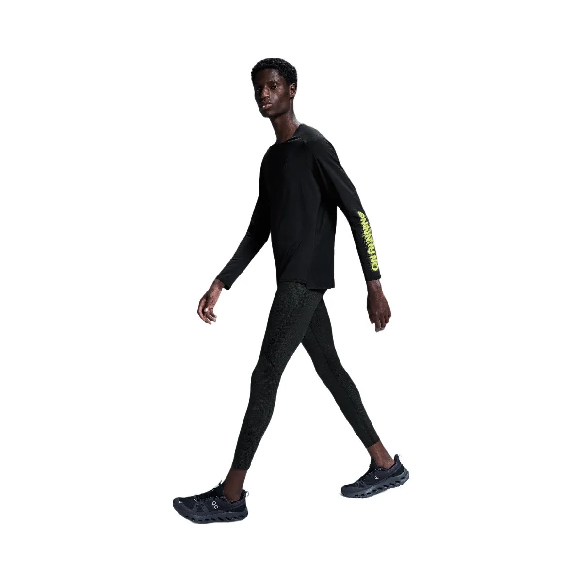 On Perf Winter Tights Lumos Black - HypeFly India View 2