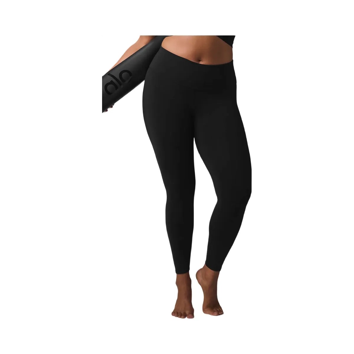 Alo Women's 7/8 High-Waist Airbrush Legging - Black - HypeFly India View 5