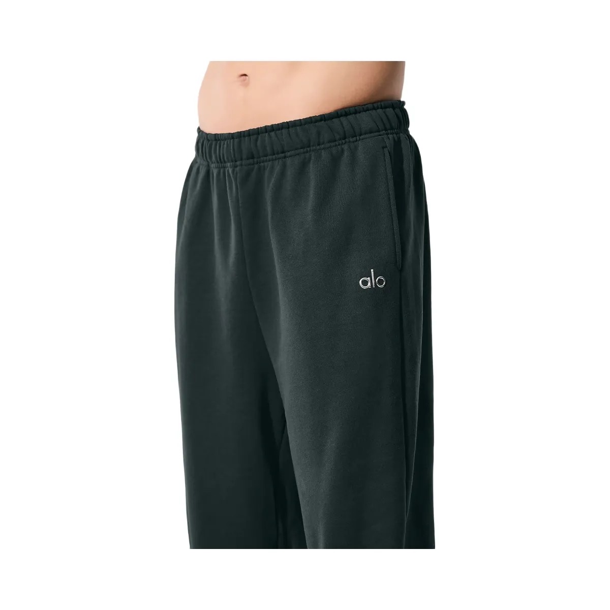 Alo Men's Accolade Sweatpant - Charcoal Green - HypeFly India View 3