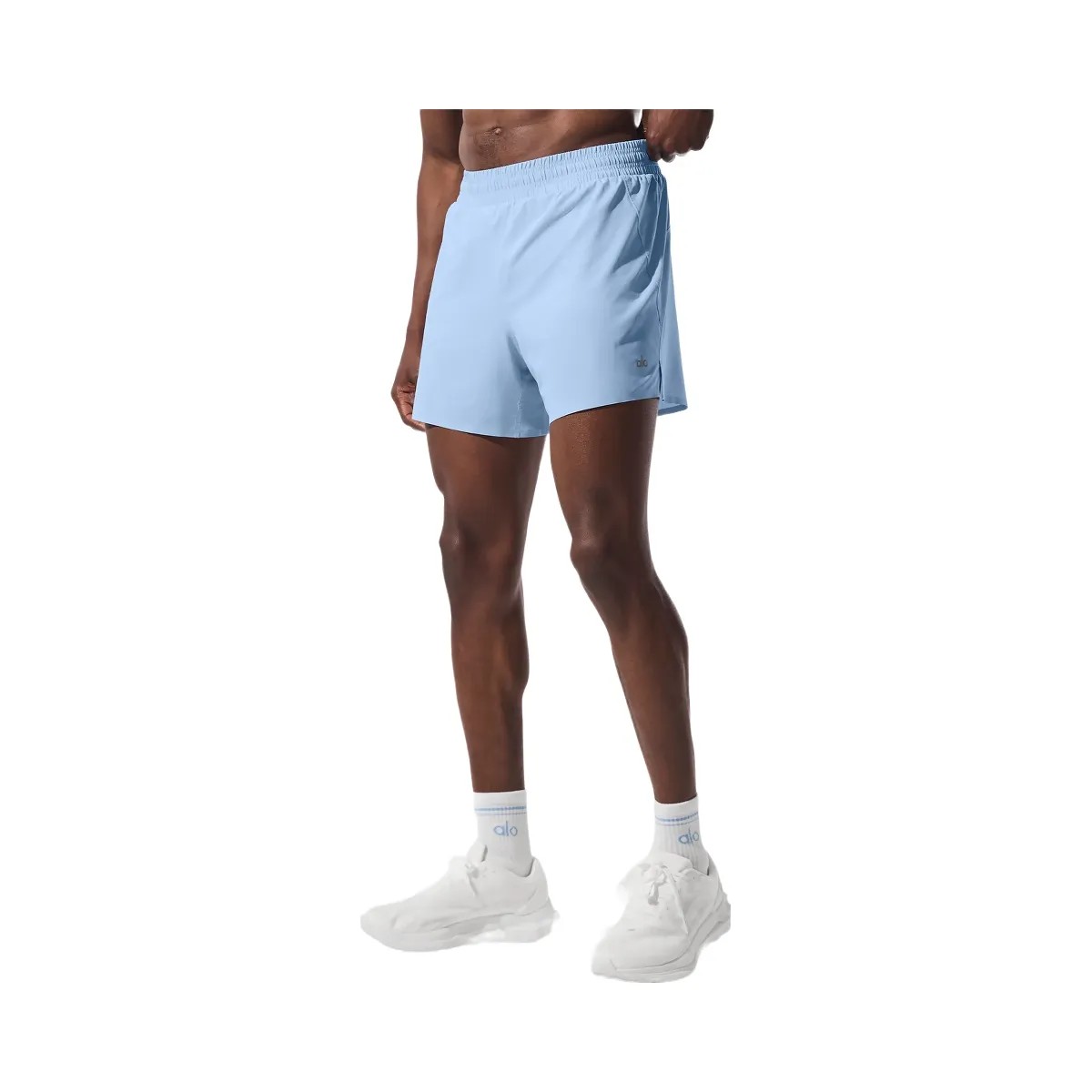 Alo Men's 5" Adapt Running Short - Seashell Blue - HypeFly India View 3