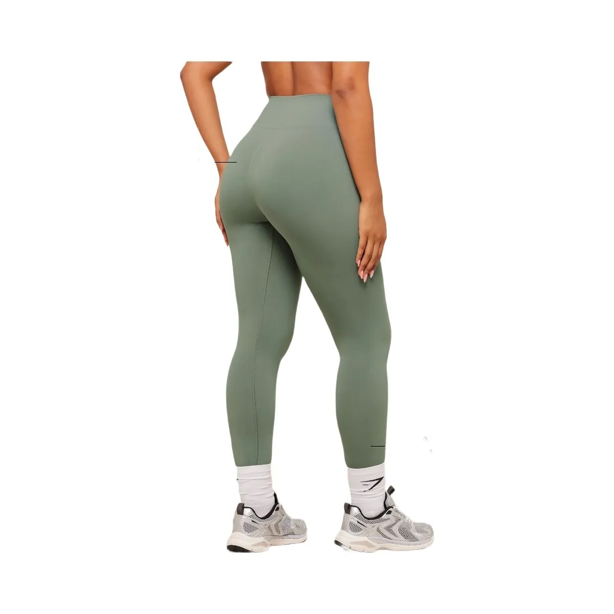 Gymshark Soft Sculpt Leggings - Unit Green - HypeFly India View 2
