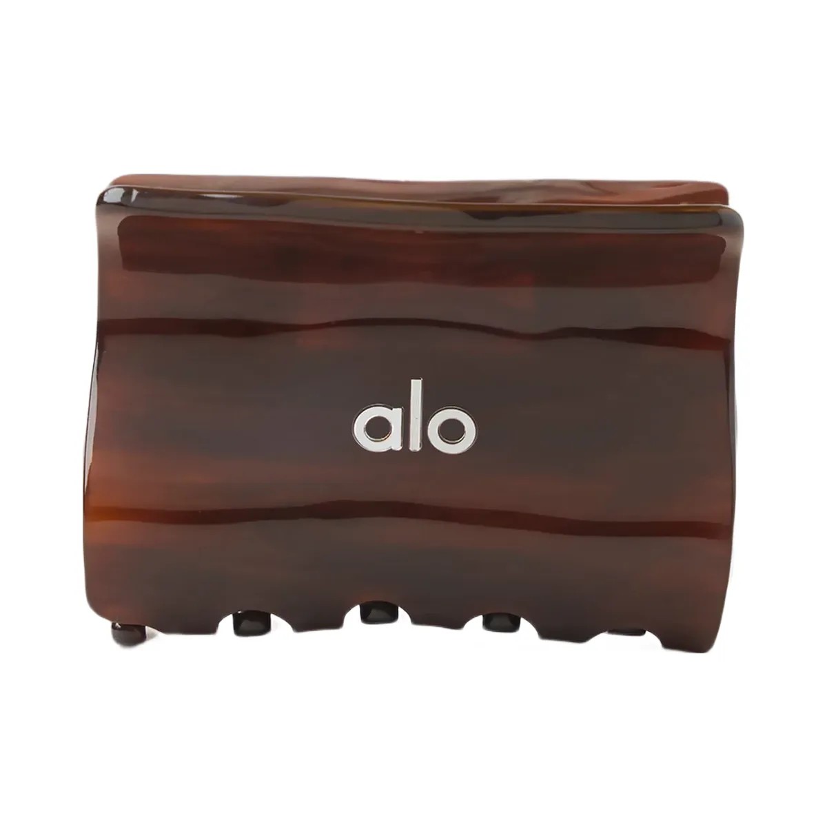 Alo Effortless Claw Clip - Brown Tortoise - HypeFly India View 1