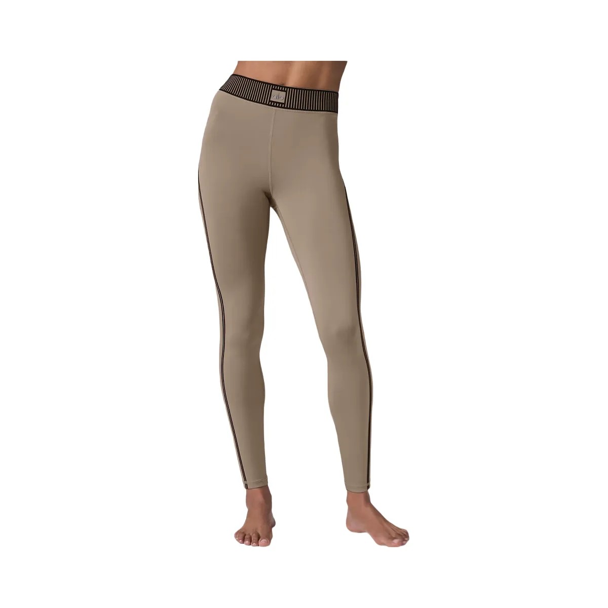 Alo Women's Airlift High-Waist 7/8 Line Up Legging - Gravel - HypeFly India View 1