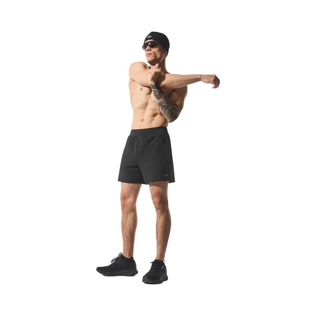 Alo Men's 5" Repetition Short - Black - HypeFly India View 1