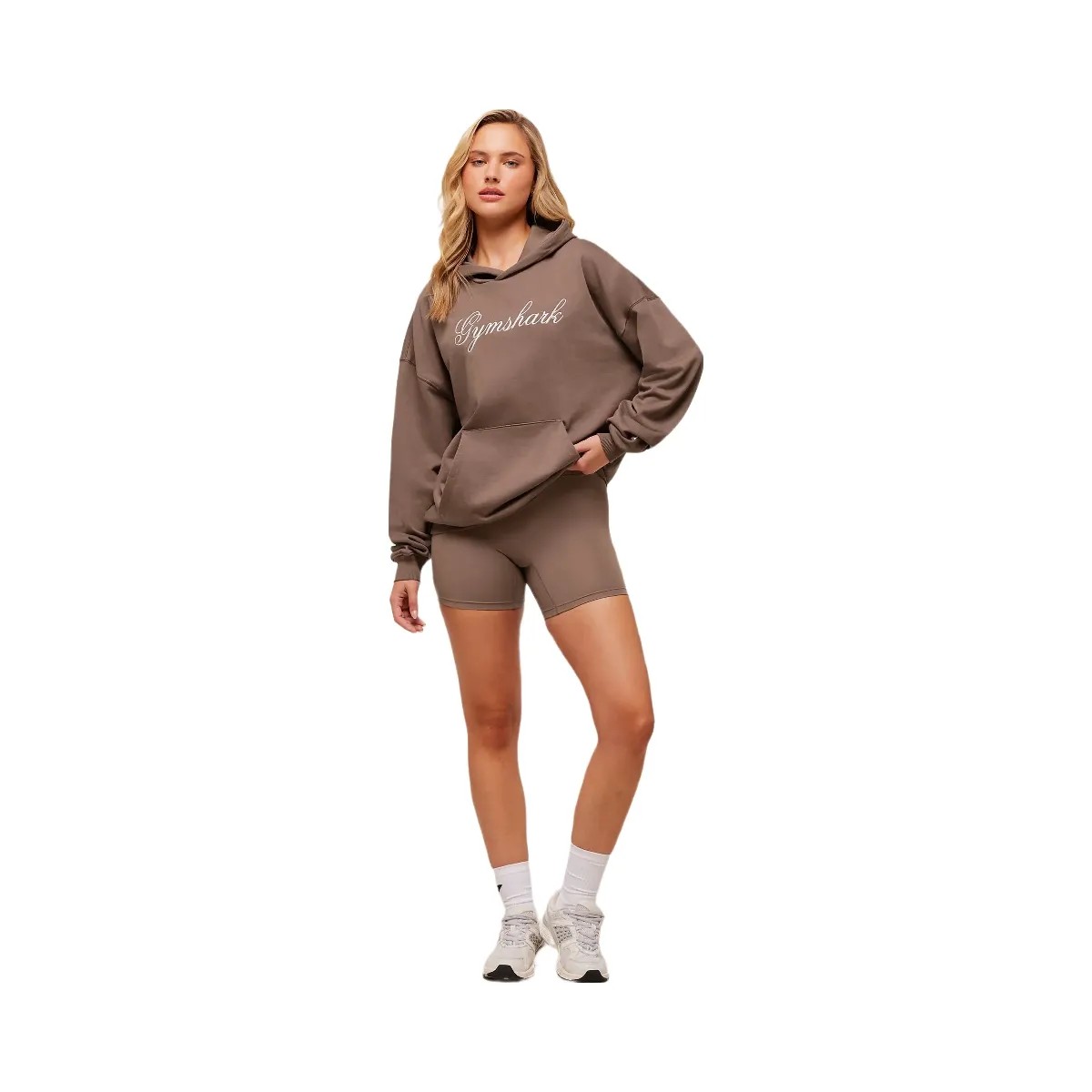 Gymshark All Seasons Graphic Hoodie - Soft Brown - HypeFly India View 3