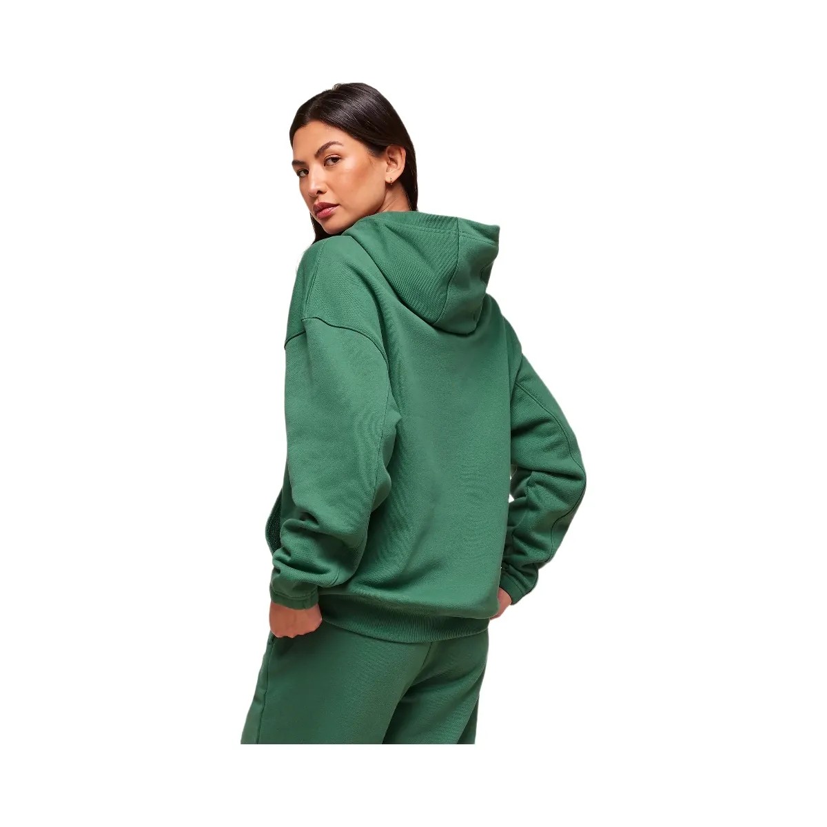 Gymshark Rest Day Sweats 2.0 Oversized Hoodie - Lift Green - HypeFly India View 2