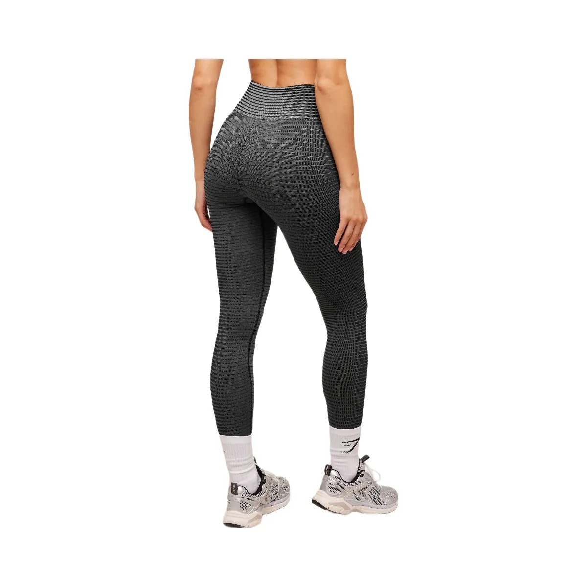 Gymshark Sport Seamless Leggings - GS Onyx Grey/GS Black - HypeFly India View 2