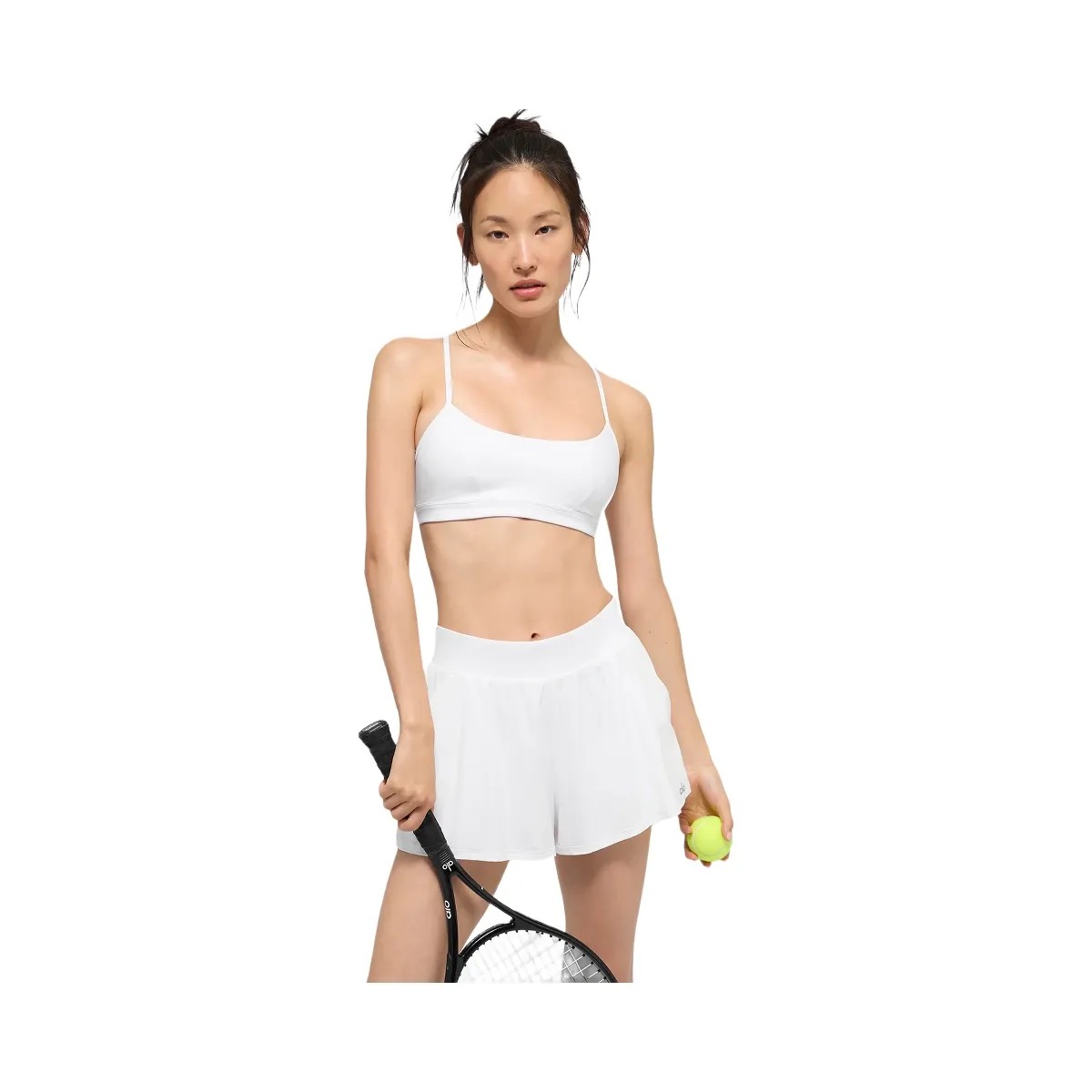 Alo Women's Airlift Intrigue Bra - White - HypeFly India View 1