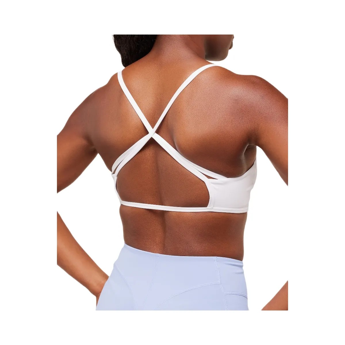 Gymshark Legacy Sports Bra - White - HypeFly India View 4