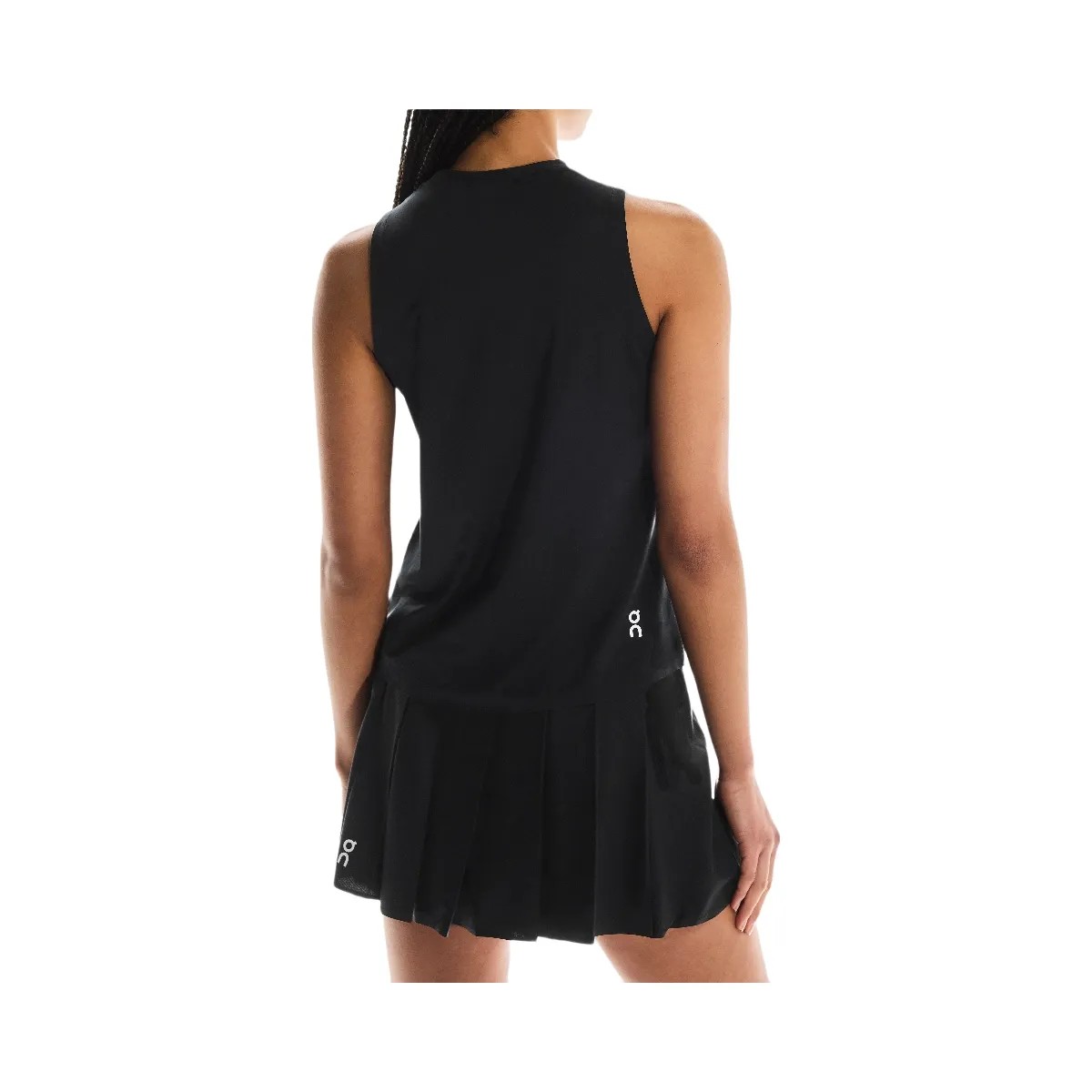 On Court Tank All Black - HypeFly India View 4