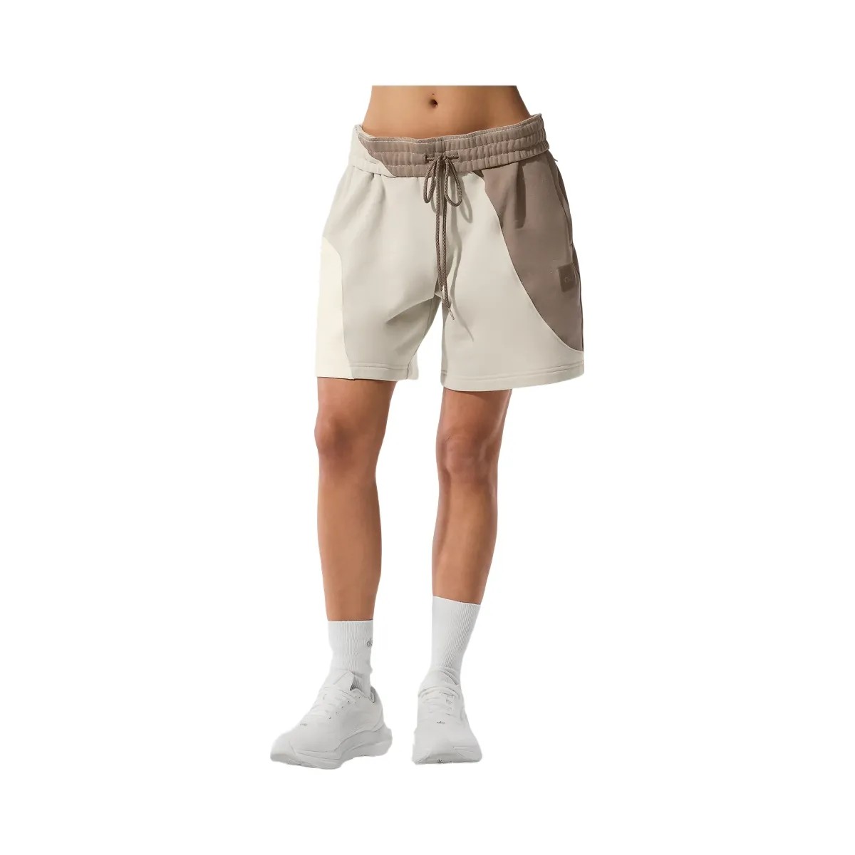 Alo Women's 7" Make Waves Short - Ivory/Bone/Gravel - HypeFly India View 5