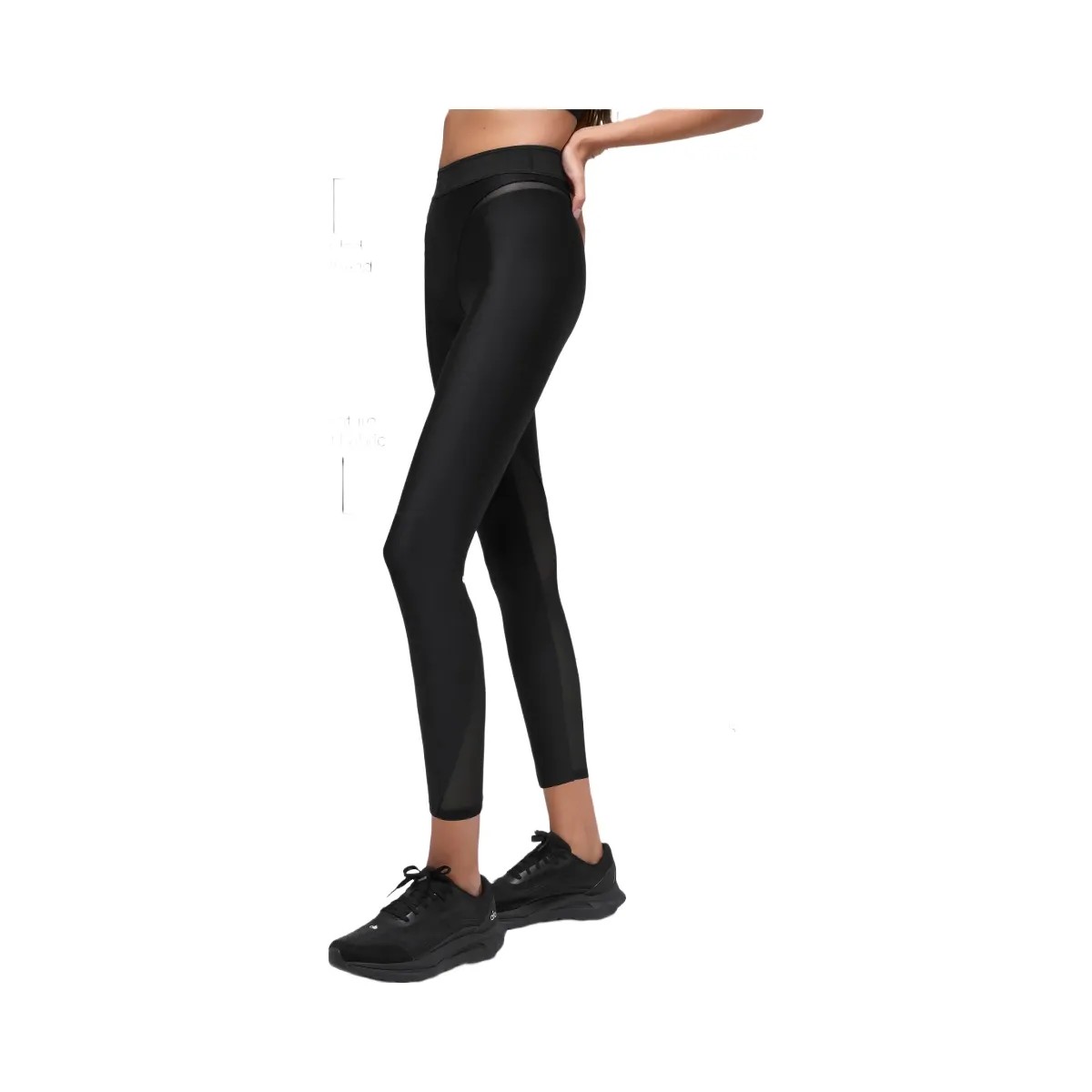 Alo Women's Airlift High-Waist 7/8 Rebel Legging - Black - HypeFly India View 1