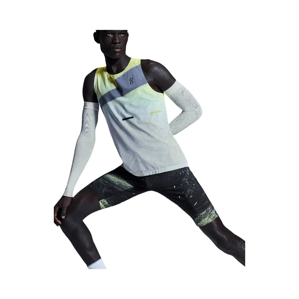 On Race Singlet Limelight | Glacier - HypeFly India View 6