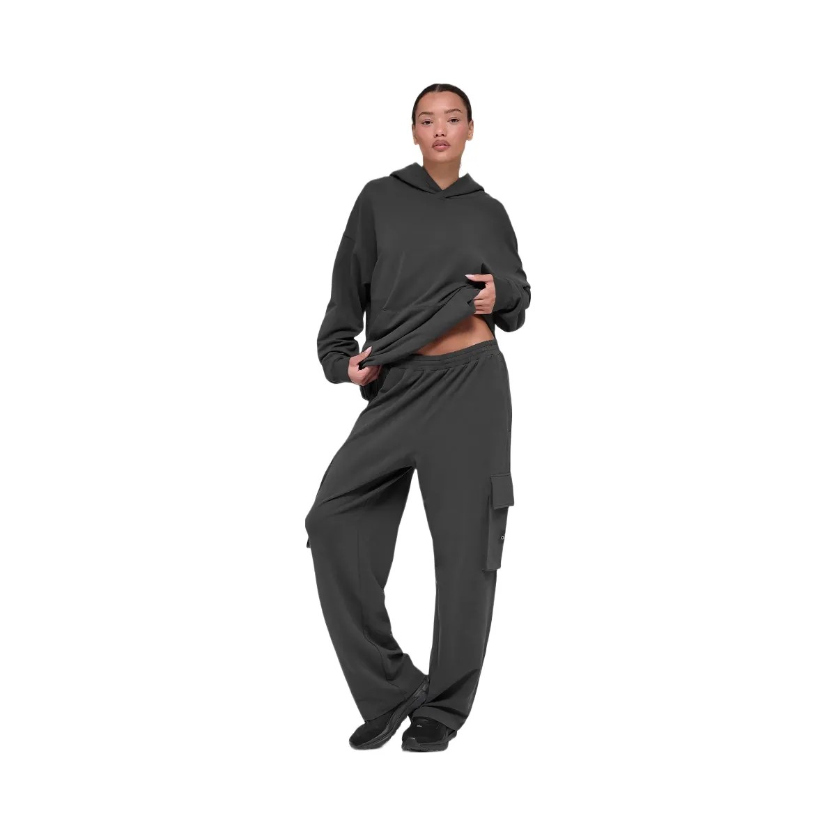 Alo Men's Double Take Cargo Pant - Anthracite - HypeFly India View 1