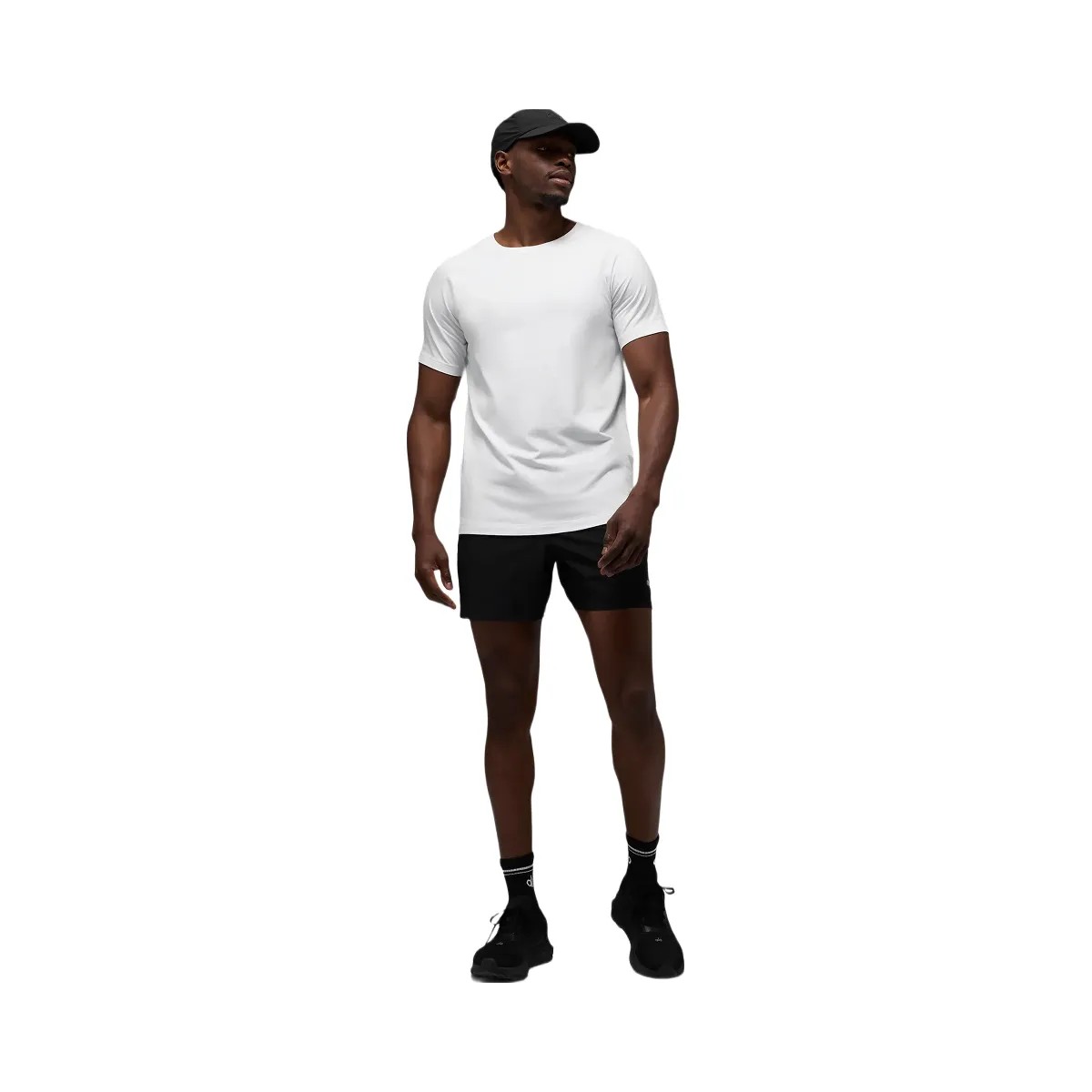 Alo Men's ALO Vapor Crewneck Short Sleeve - White - HypeFly India View 3