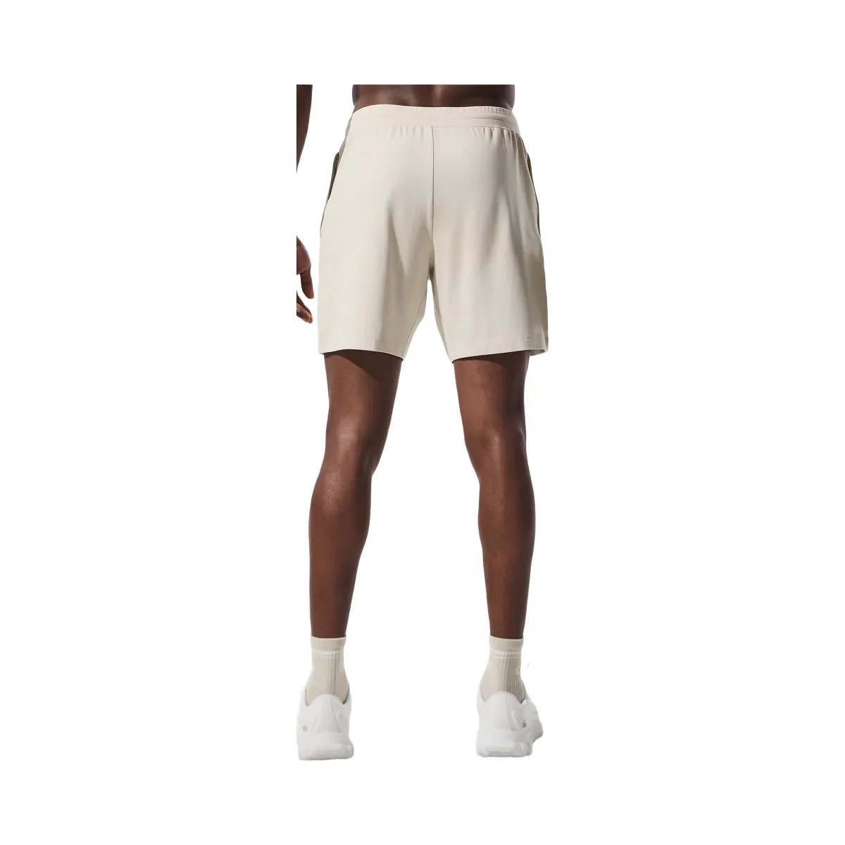 Alo Men's 7" Conquer React Performance Short - Bone - HypeFly India View 5