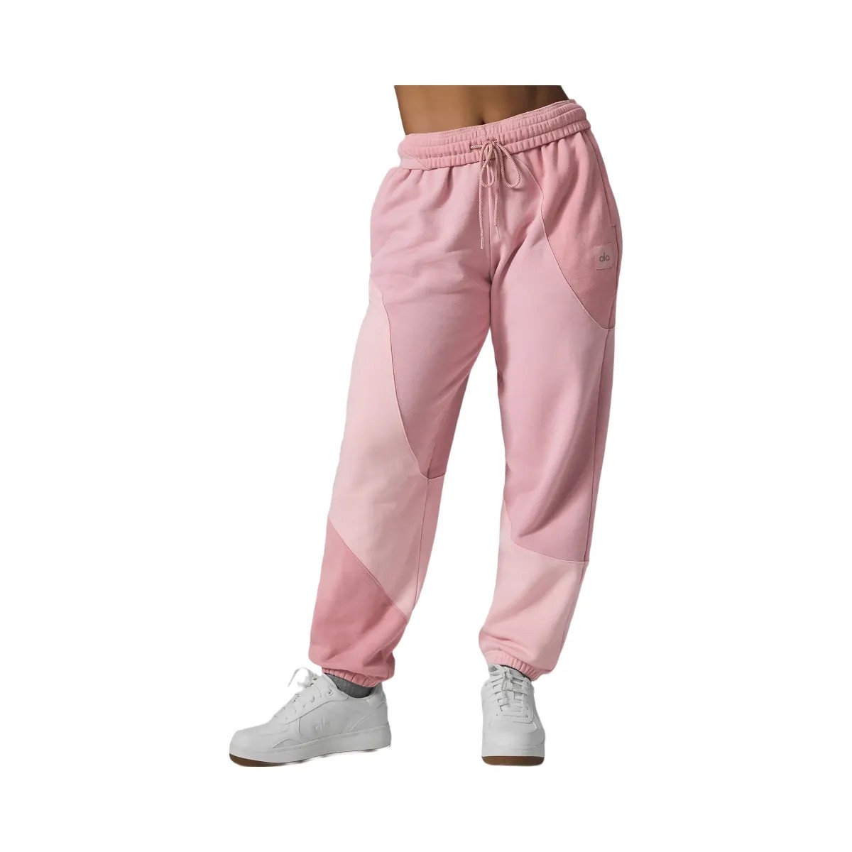 Alo Make Waves Sweatpant - Sunset Pink Tonal - HypeFly India View 1