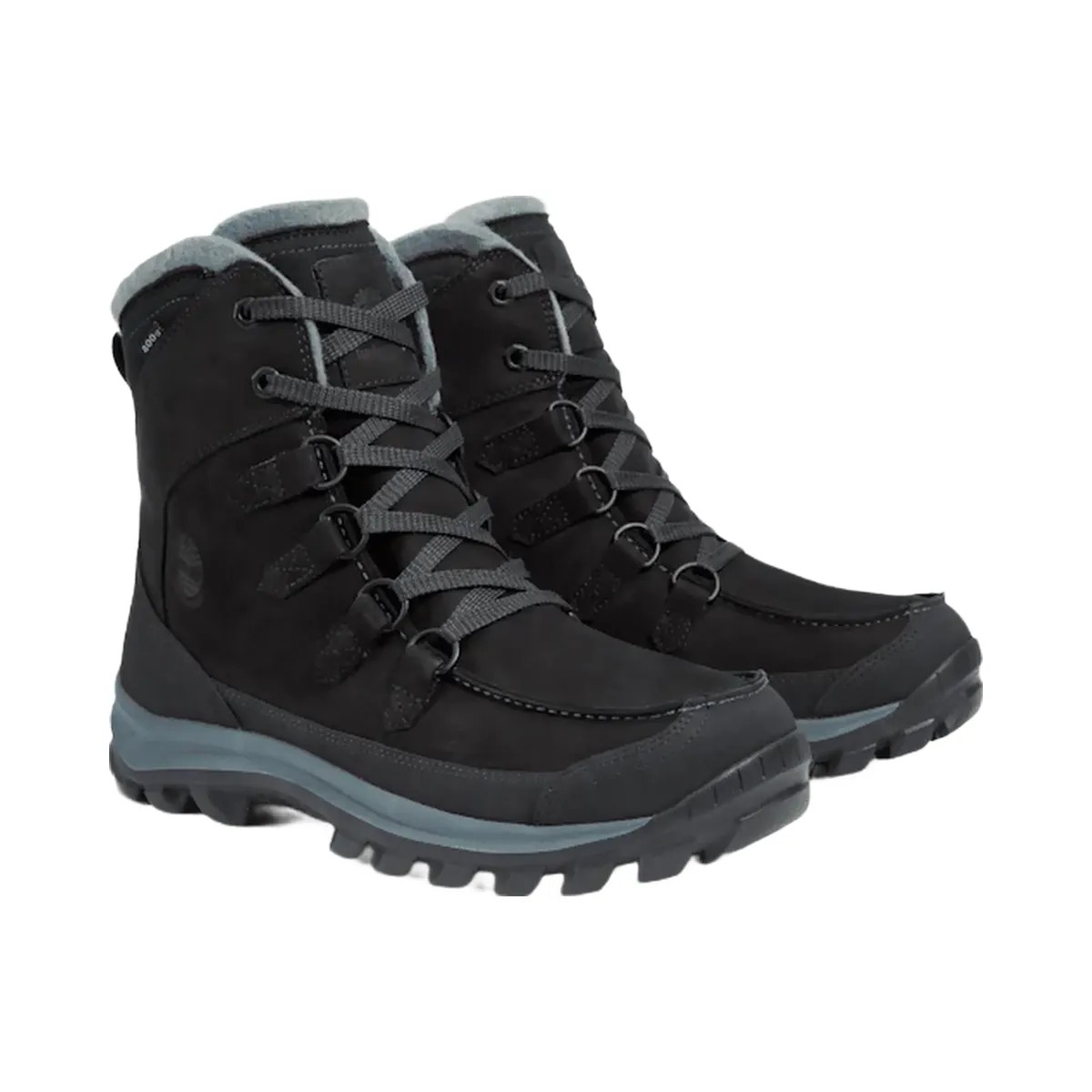 Timberland Mens Chillberg Waterproof Winter Boot Black Nubuck - HypeFly India View 1