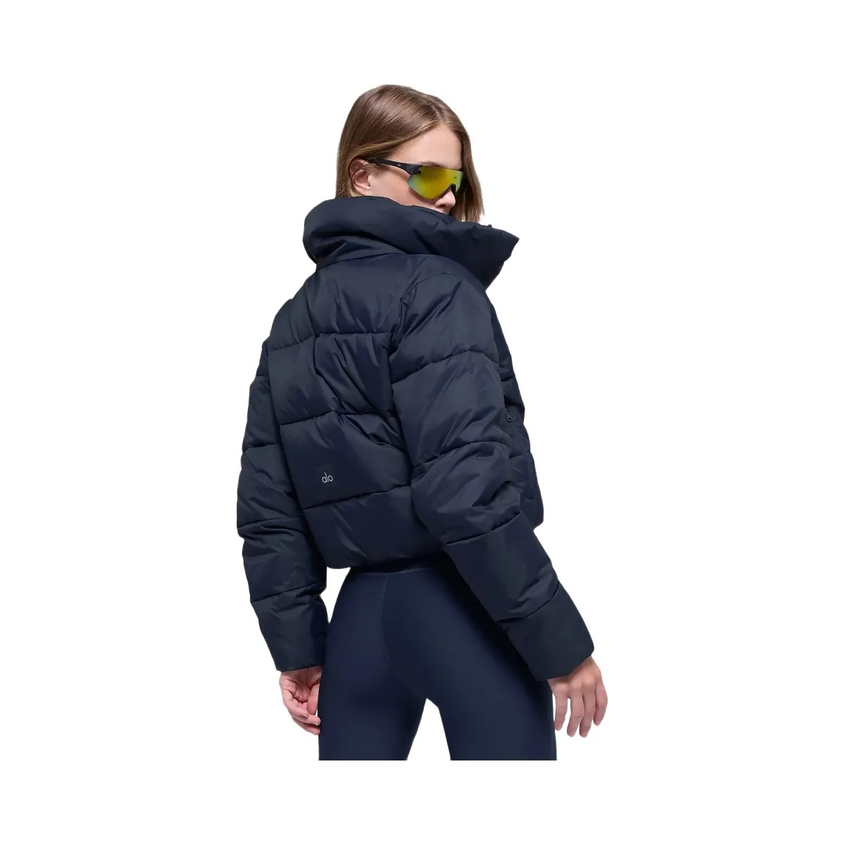 Alo Women's Gold Rush Puffer - Navy - HypeFly India View 5