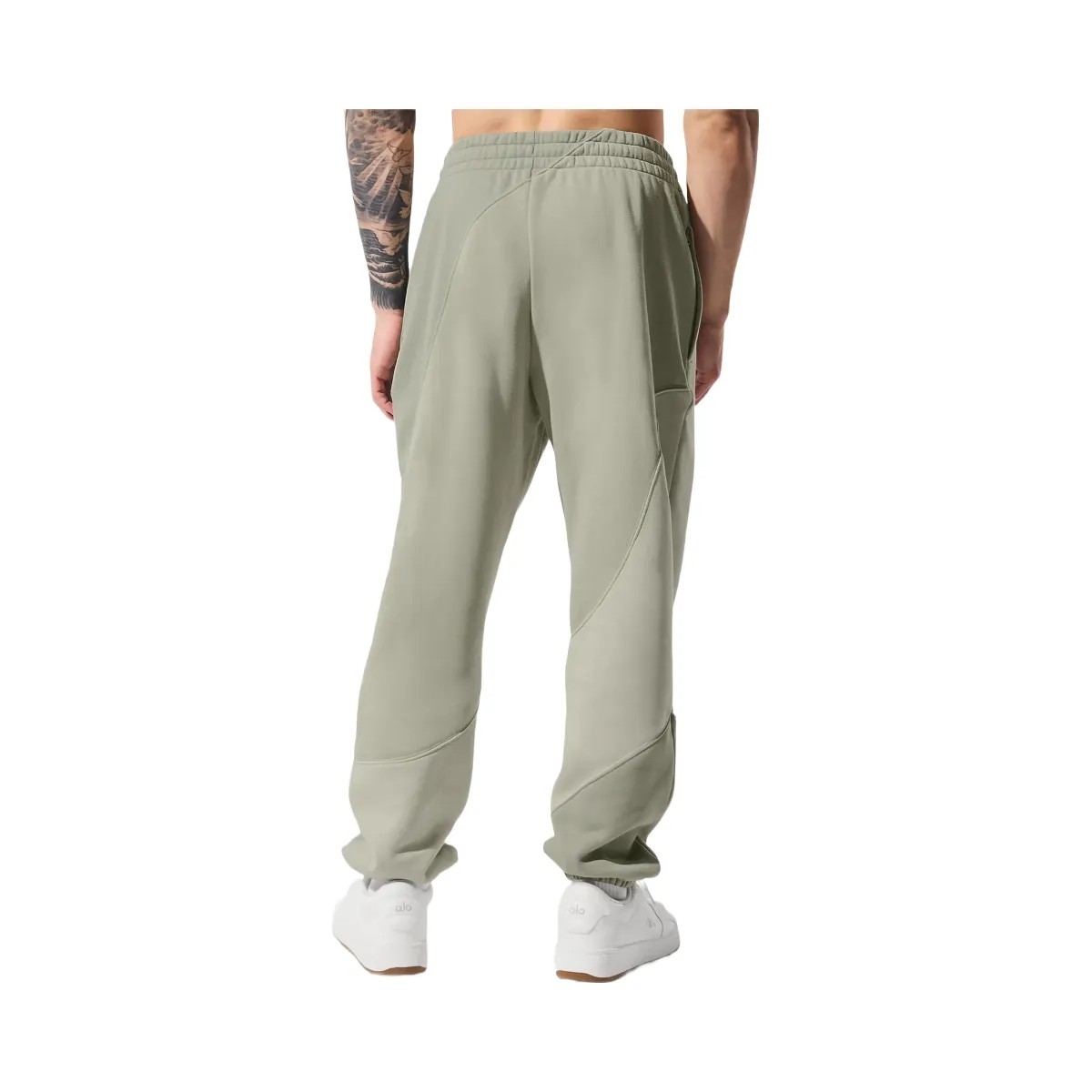 Alo Men's Make Waves Sweatpant - Limestone Tonal - HypeFly India View 3