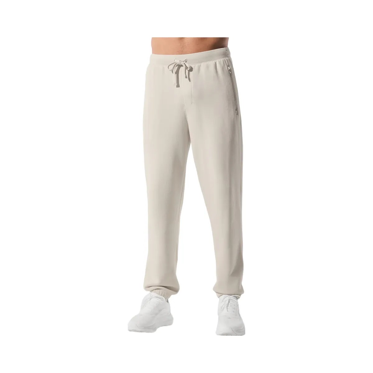 Alo Men's Triumph Restore Sweatpant - Bone - HypeFly India View 5