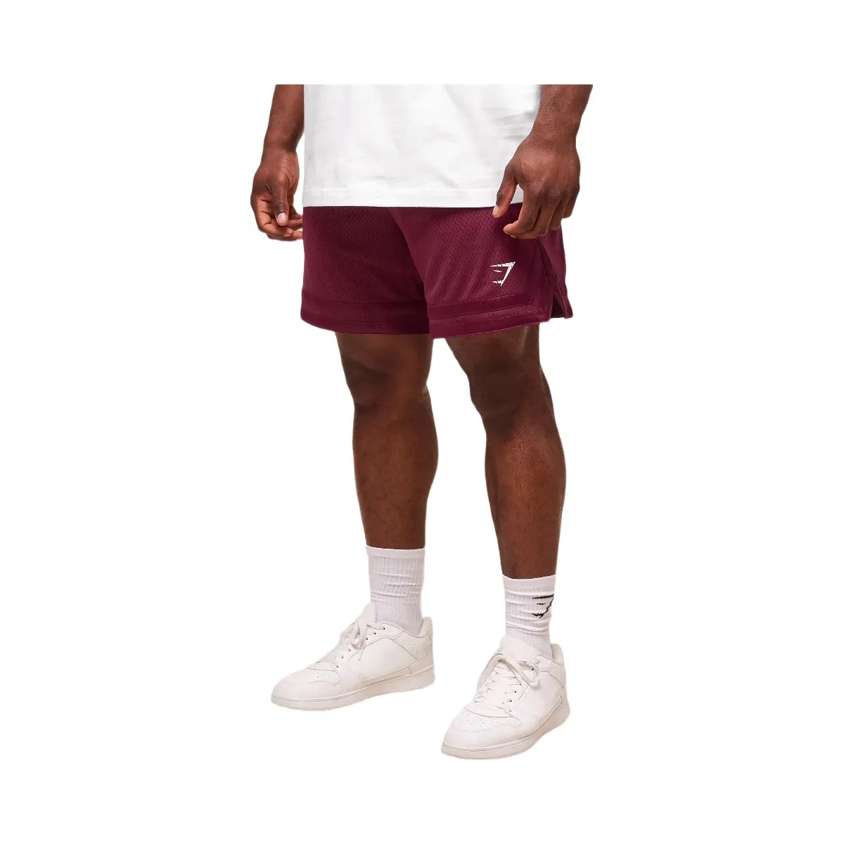 Gymshark Campus Mesh Shorts - Strong Pink - HypeFly India View 4
