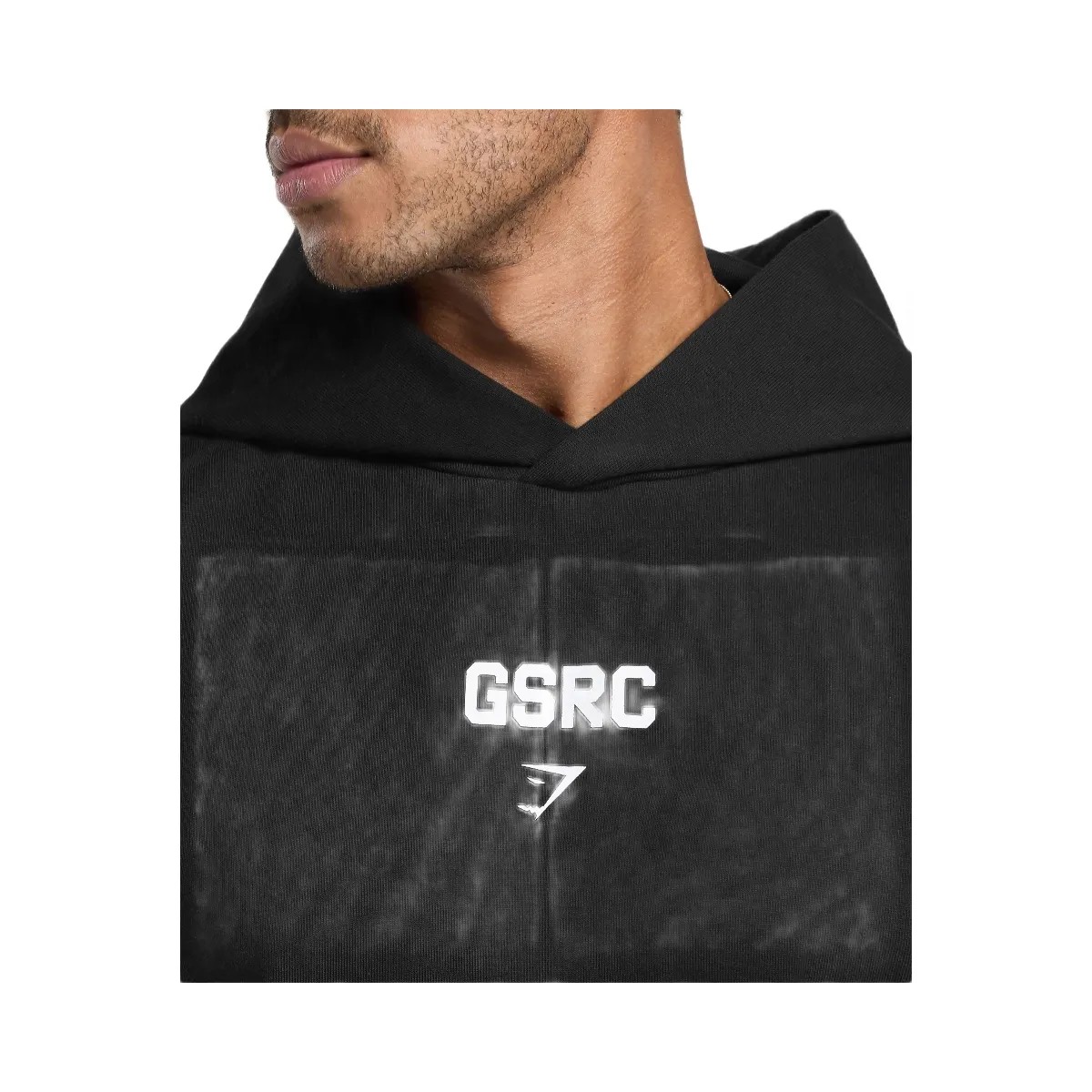 Gymshark GSRC Hoodie - Black - HypeFly India View 4