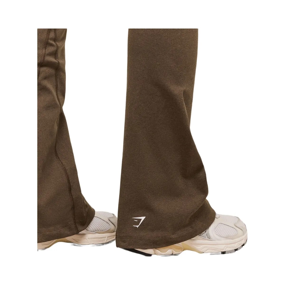 Gymshark Vital Soft Flared Leggings - Espresso Marl - HypeFly India View 4