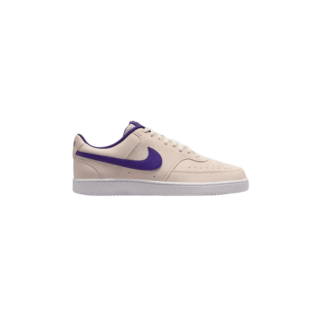 Nike Court Vision Low Premium LT Orewood Brn Court Purple White - HypeFly India View 1