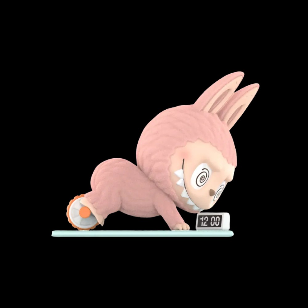 Pop Mart THE MONSTERS Labubu Lazy Yoga Series Ab Roller Figure - HypeFly India View 1