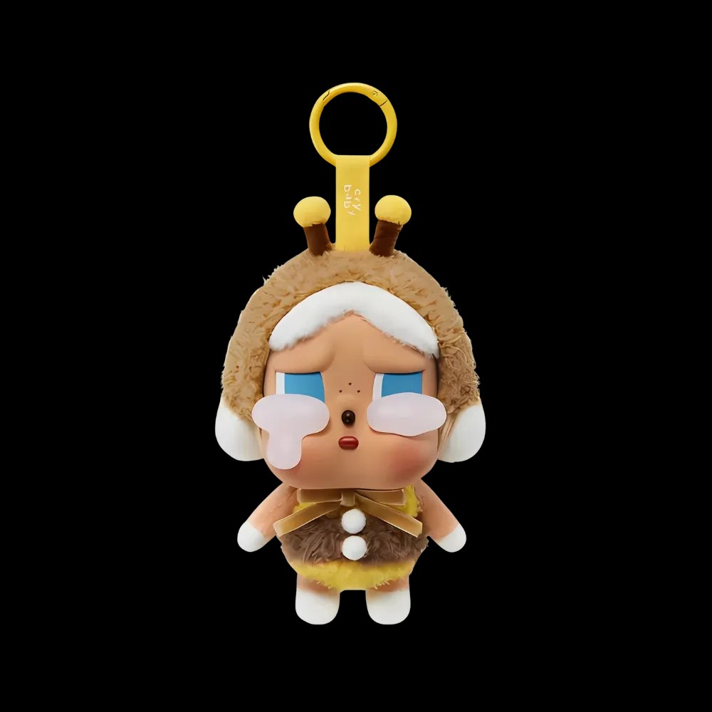 Pop Mart CryBaby Crying Again Series I'll Bring You A Flower Vinyl Face Plush - HypeFly India View 1