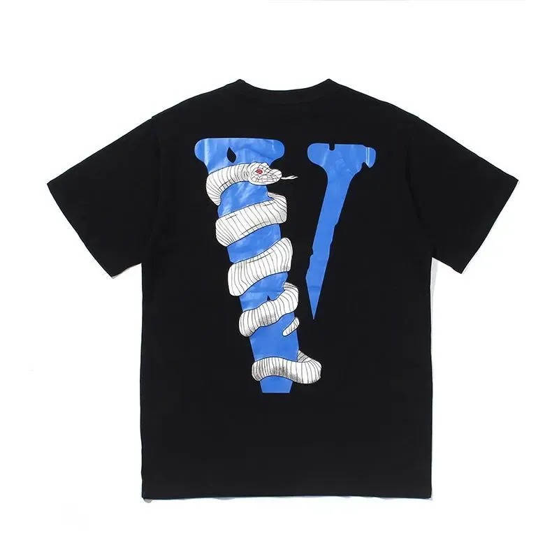 Vlone Snake Tshirt BLACK - HypeFly India View 1