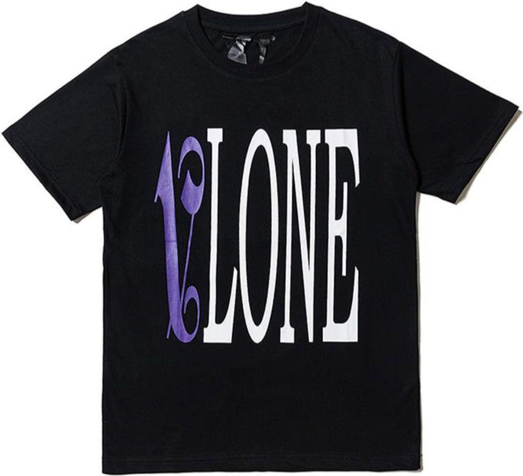 Palm Angels x VLone Black Purple Tee