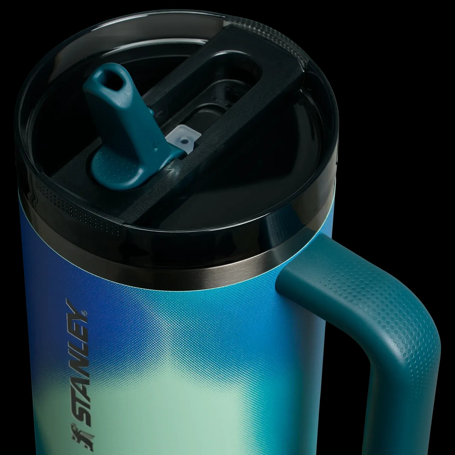 Stanley The New Frequency Quencher ProTour Flip Straw Tumbler | 40 OZ Coastal Teal Motion - HypeFly India View 3