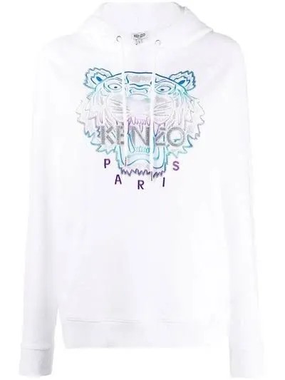 Kenzo Tiger Hoodie Holiday White - HypeFly India View 1
