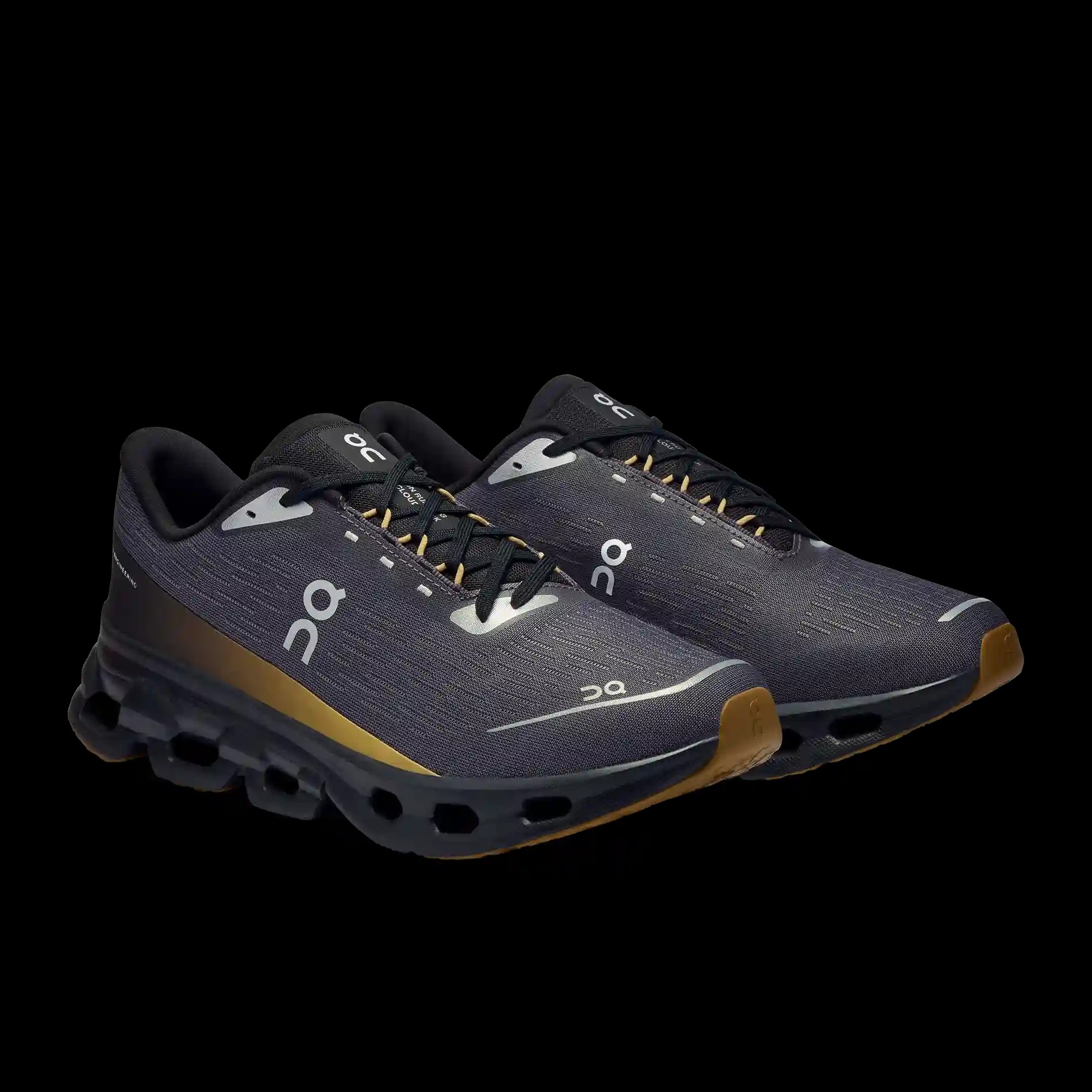 Cloudspark Iron Black On Running - HypeFly India View 3