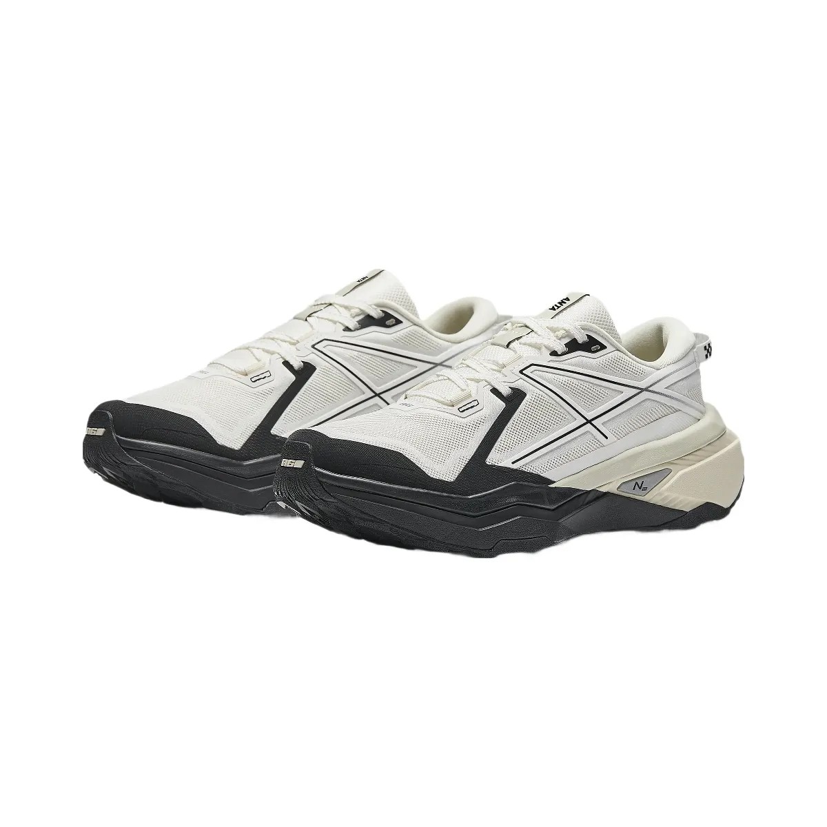 Anta Mens Saker White/Black - HypeFly India View 4